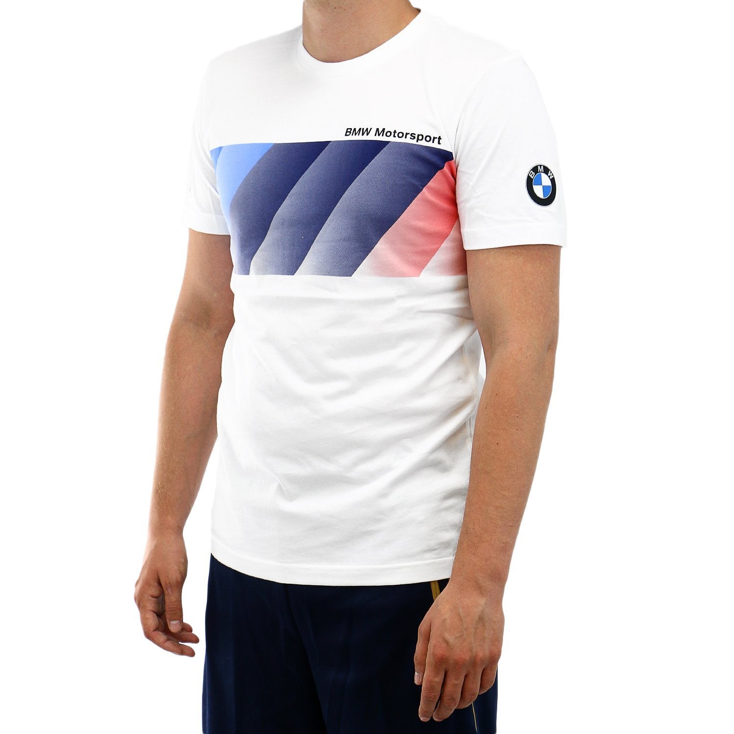 Puma BMW Motorsport Graphic Short Sleeve Shirt Fashion Tee BMW Team Blue Mens