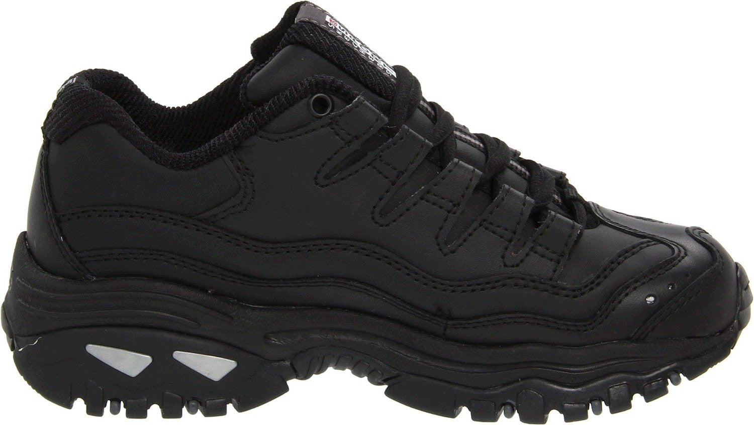 Skechers Energy Sneaker Shoe Black Womens