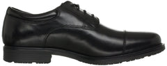 Rockport Essential Details WP Cap Toe Oxford Shoe - Black - Mens