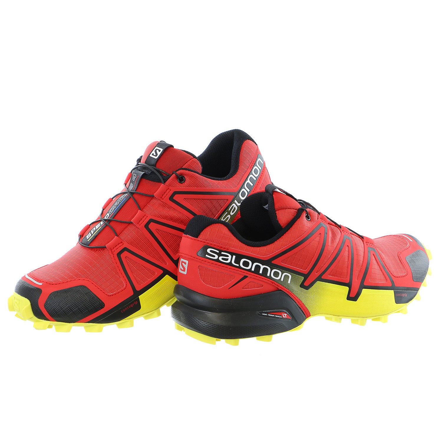 Men's Salomon Speedcross 4 Trail Running Shoes Red Black-Cheap Salomon  Speedcross 4