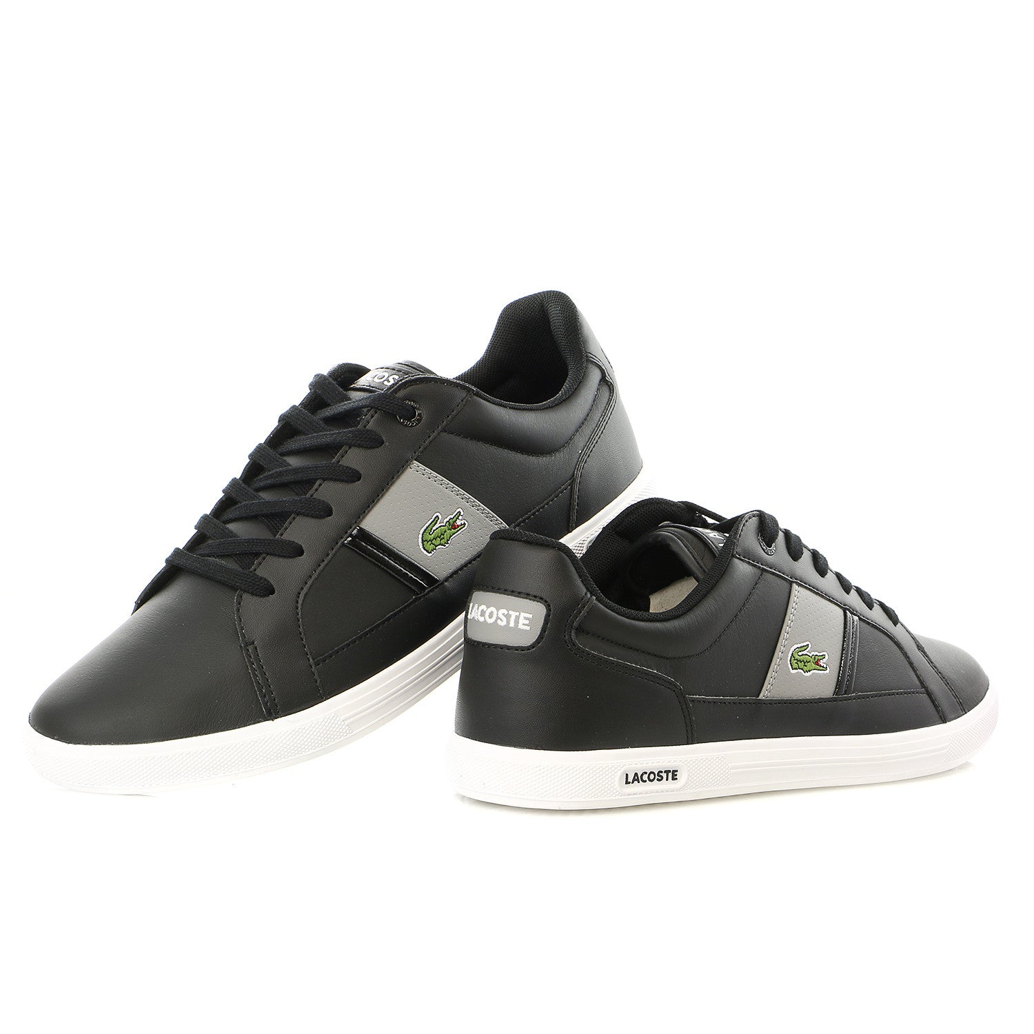 Lacoste men's europa leather sneakers Clearance