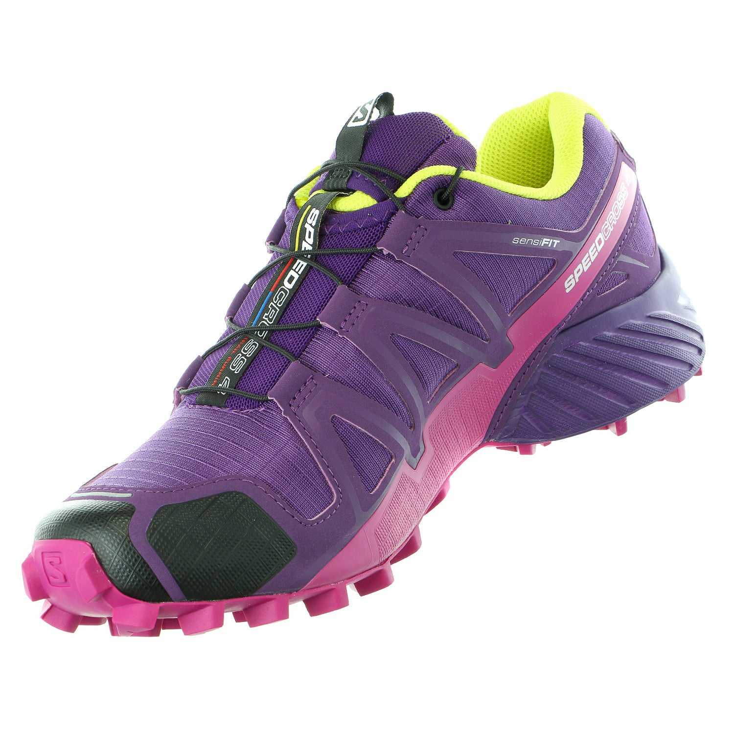 Salomon Speedcross 4 Trail Running In Blue Purple Shoe For Women-Salomon  Speedcross 4 Black Friday