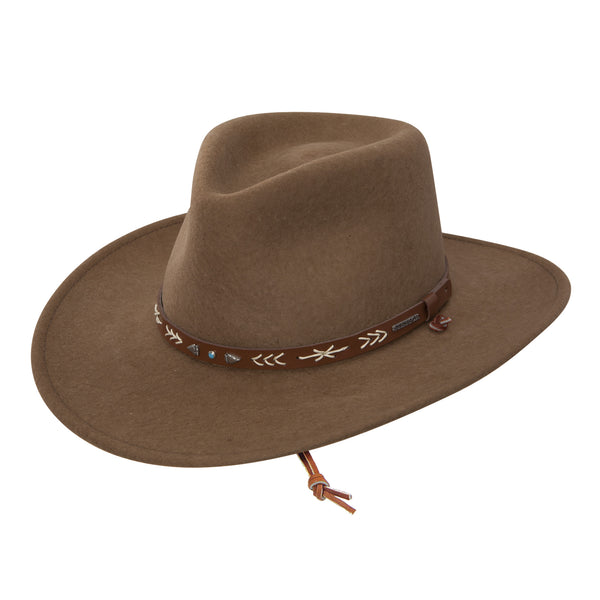 STETSON SANTA FE CRUSHABLE WOOL FELT HAT