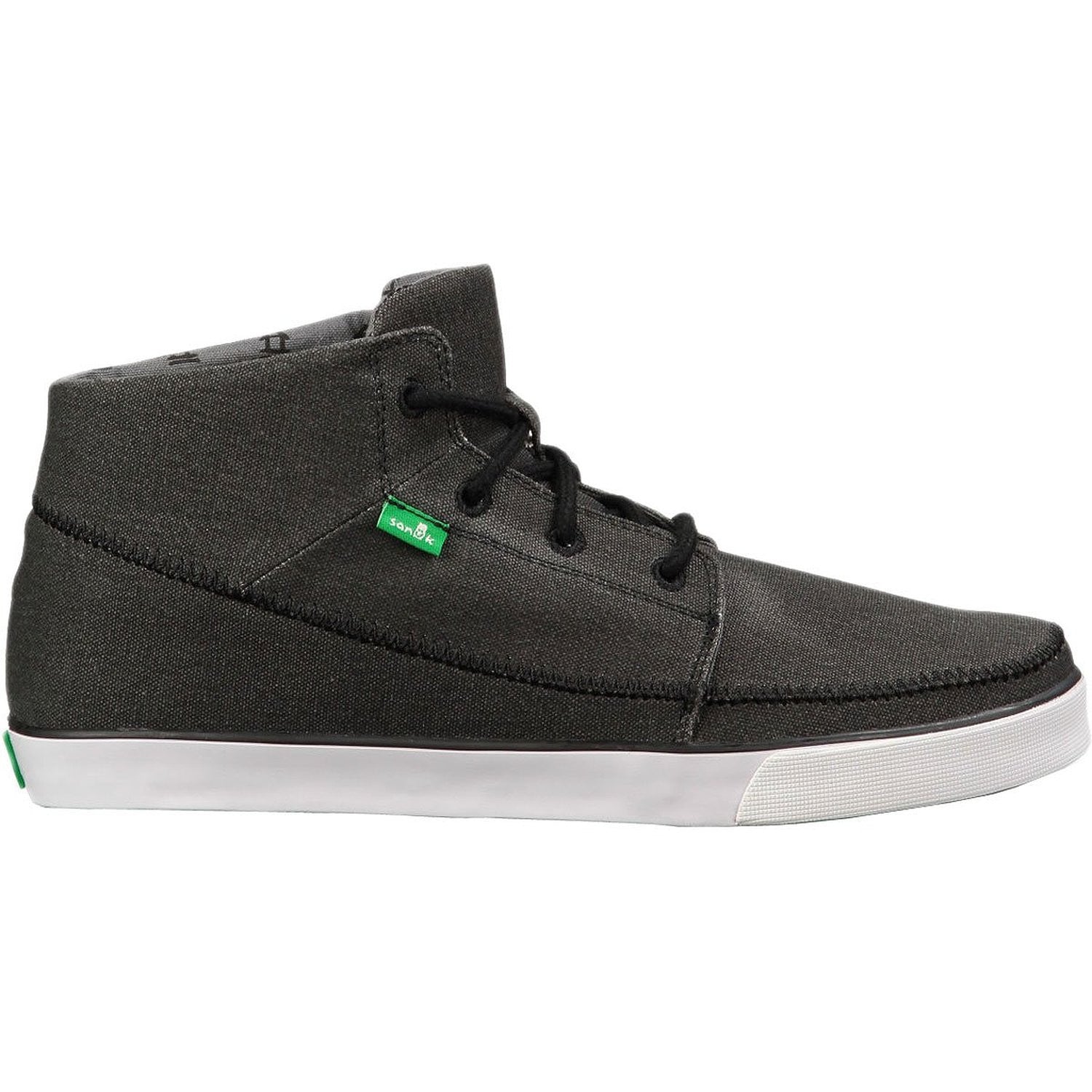 Sanuk Highrise Sidewalk Surfers Footwear Black Mens