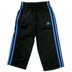 Adidas Impact Tricot Track Pants - Black/Blue - Boys
