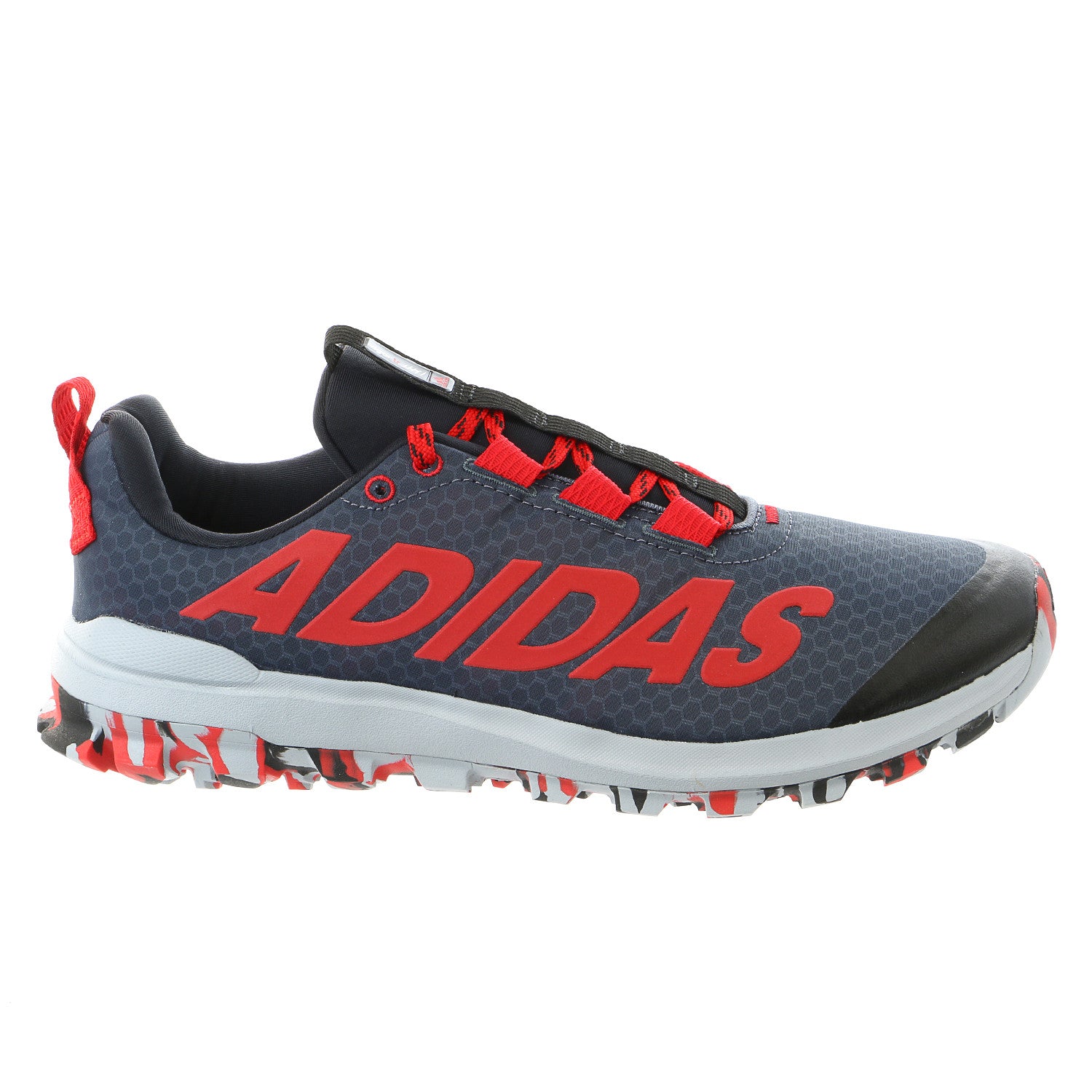 Vigor 6 TR Trail Running Sneaker Shoe - Black/Red/Light Grey - Shoplifestyle