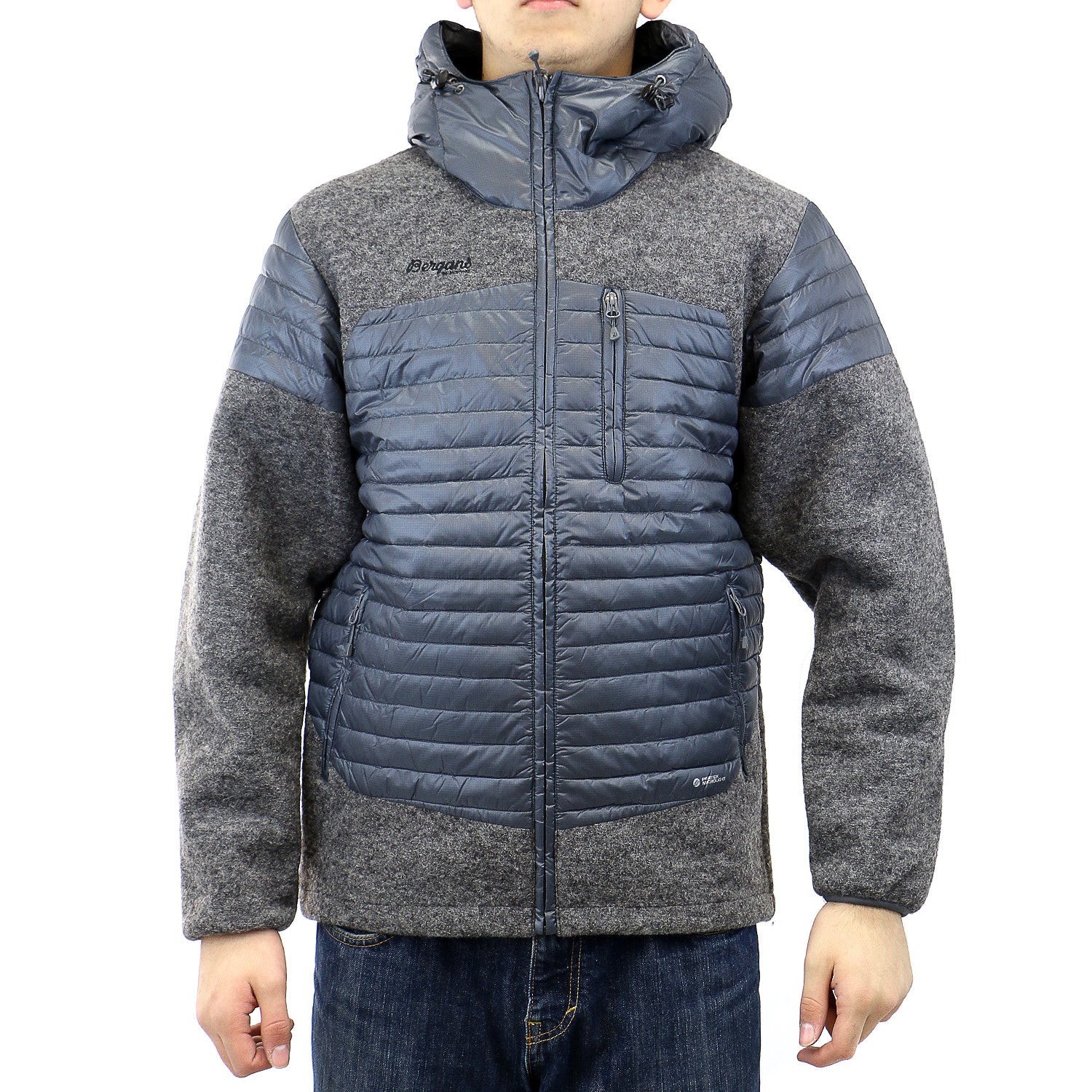 Bergans of Norway Osen Down Wool Jacket Navy Mens