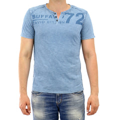 Buffalo Narwayne Short Sleeve Tee Fashion T-Shirt - Oyster - Mens
