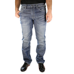 Buffalo by David Bitton Driven-X Jeans - Crinkled Damaged And Repaired - Mens
