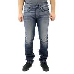 Buffalo by David Bitton Ash-X Basic Jeans - Dark And Crinkled - Mens