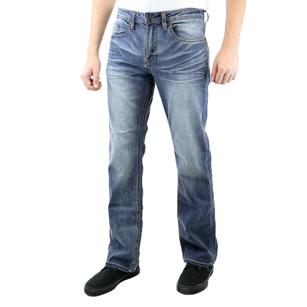 Buffalo by David Bitton Game-X Basic Jeans - Sanded Damaged and Repaired - Mens