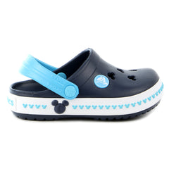Crocs Crocband Mickey Clog Sandal Shoe - Navy/Electric Blue - Boys