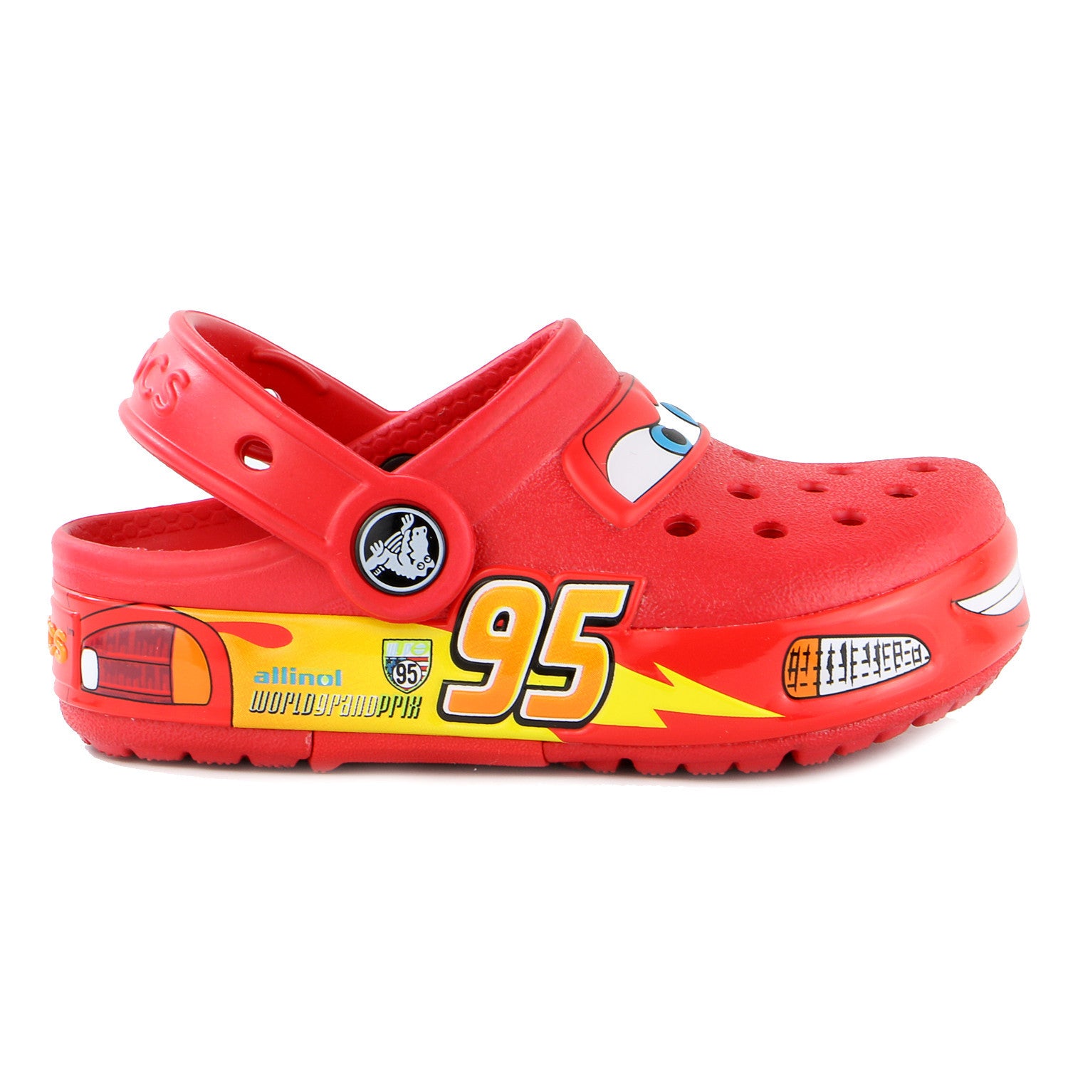 Crocs Crocslight Cars Clog Sandal Shoe Red Boys