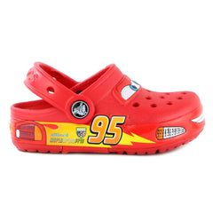 Crocs Crocslight Cars Clog Sandal Shoe - Red - Boys
