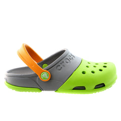 Crocs Electro II Clog Sandal - Volt Green/Smoke - Boys