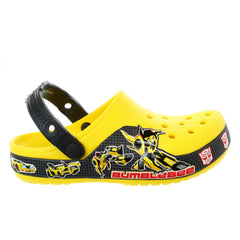 Crocs Crocband Transformers Bumblebee Clog Sandal - Yellow - Toddler - 6