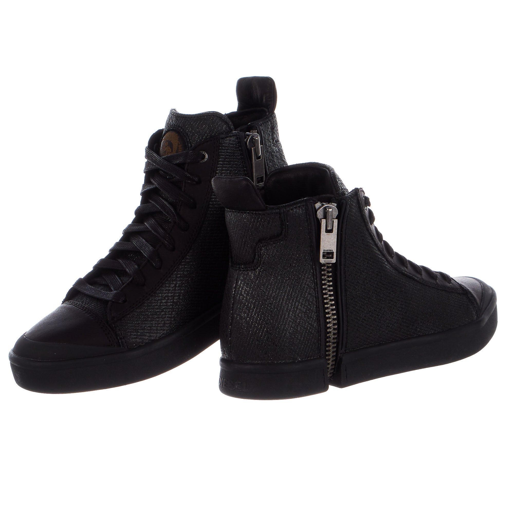 Diesel S-Nentish Zip-Round Fashion Sneaker Boot Shoe Mens