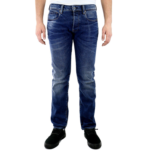 G-Star Attacc Straight Leg Selekt Stretch Denim Jeans - Medium Aged - Mens