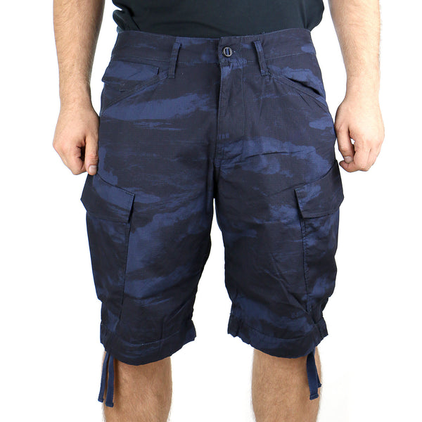 G-Star Rovic Loose Wave Bermuda CR Shorts - Mazarine Blue - Mens