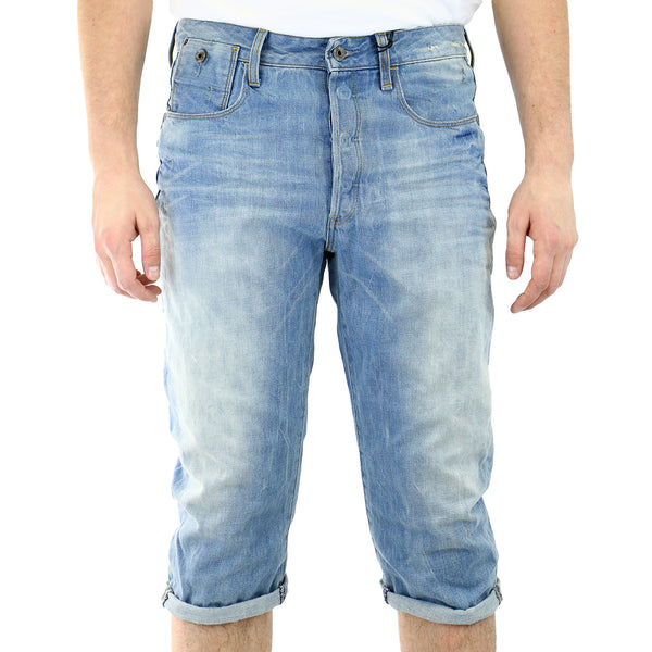 G-Star Type C 3/4 Pants Jean Shorts - Light Aged - Mens