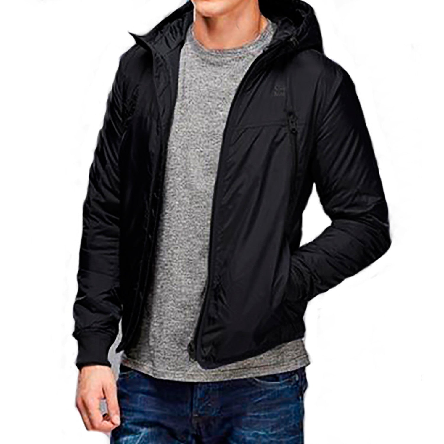 G star hooded hot sale jacket