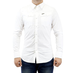 G-Star Tailor Shirt L/S Button Down Fashion Shirt - White - Mens