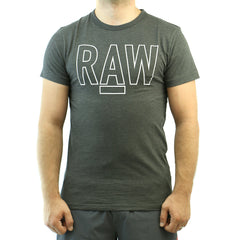G-Star Basswood 1 Regular Tee Fashion T-Shirt - Raven - Mens