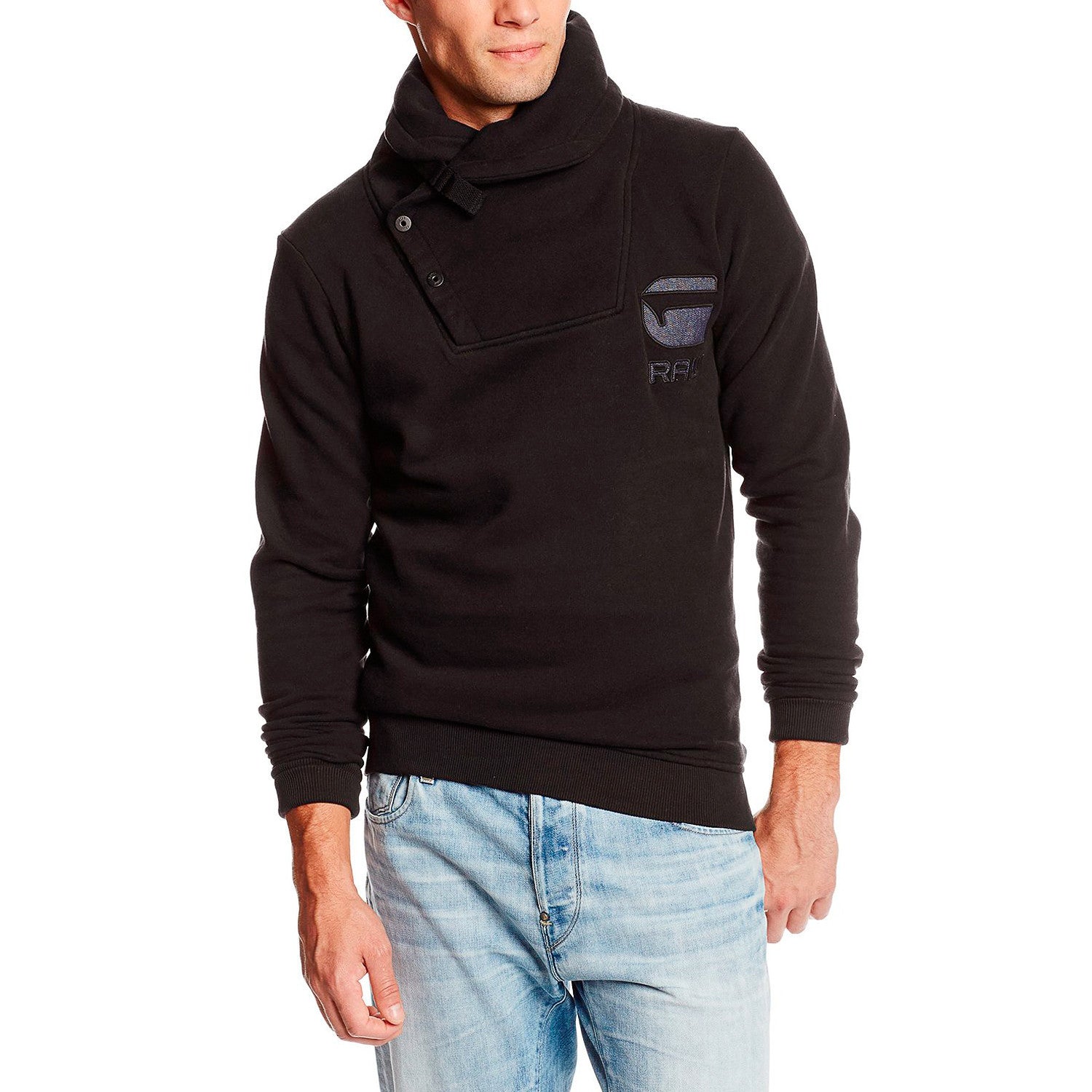 G Star Kurleigh Aero Sweat Pullover Black Mens