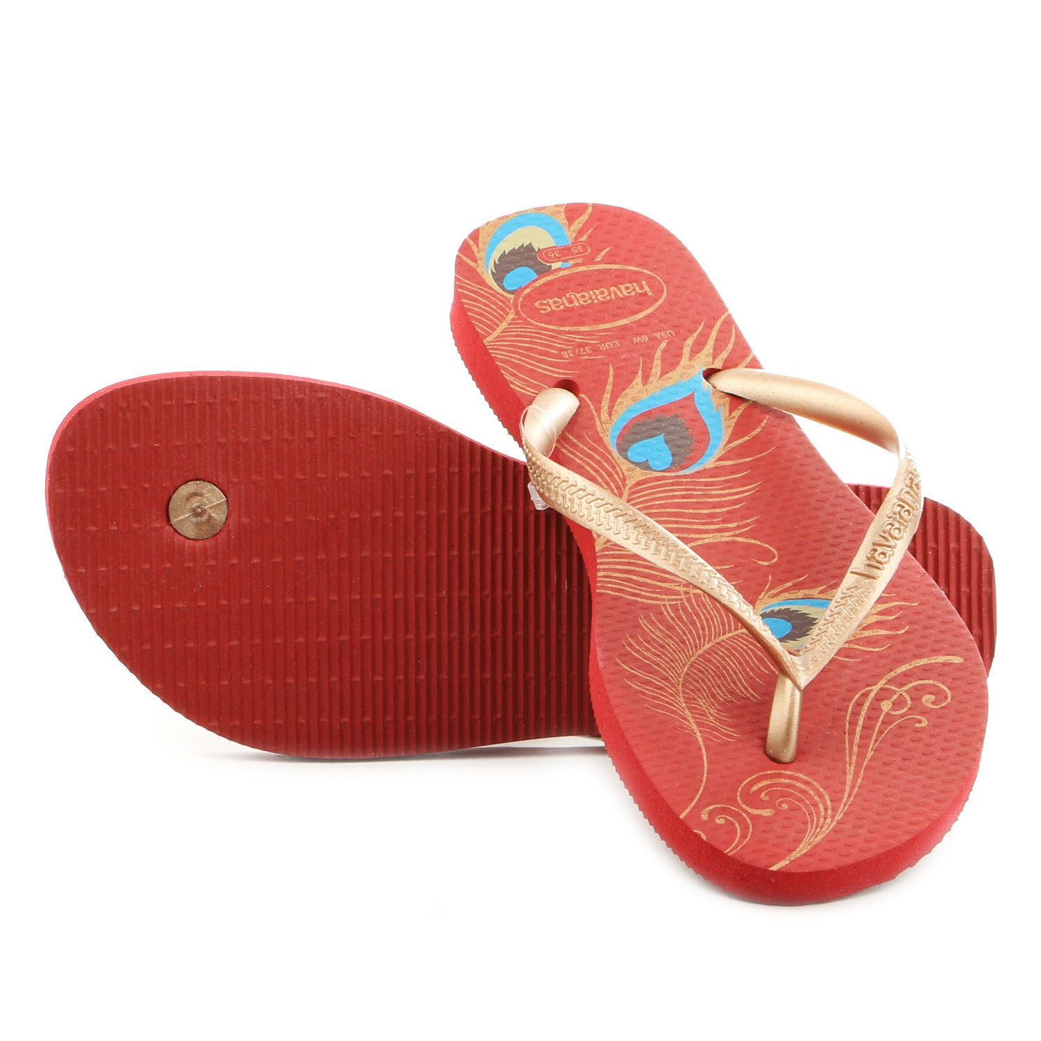 Havaianas red online flip flops