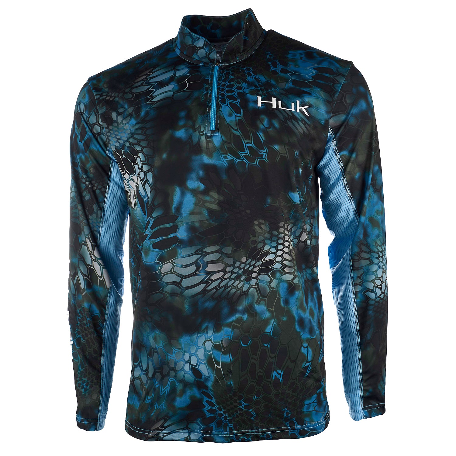 Huk Performance Fishing 1/4 Zip Pullover Kryptek Shirt Mens Huk Performance Fishing 1/4 Zip Pullover Kryptek Shirt Mens
