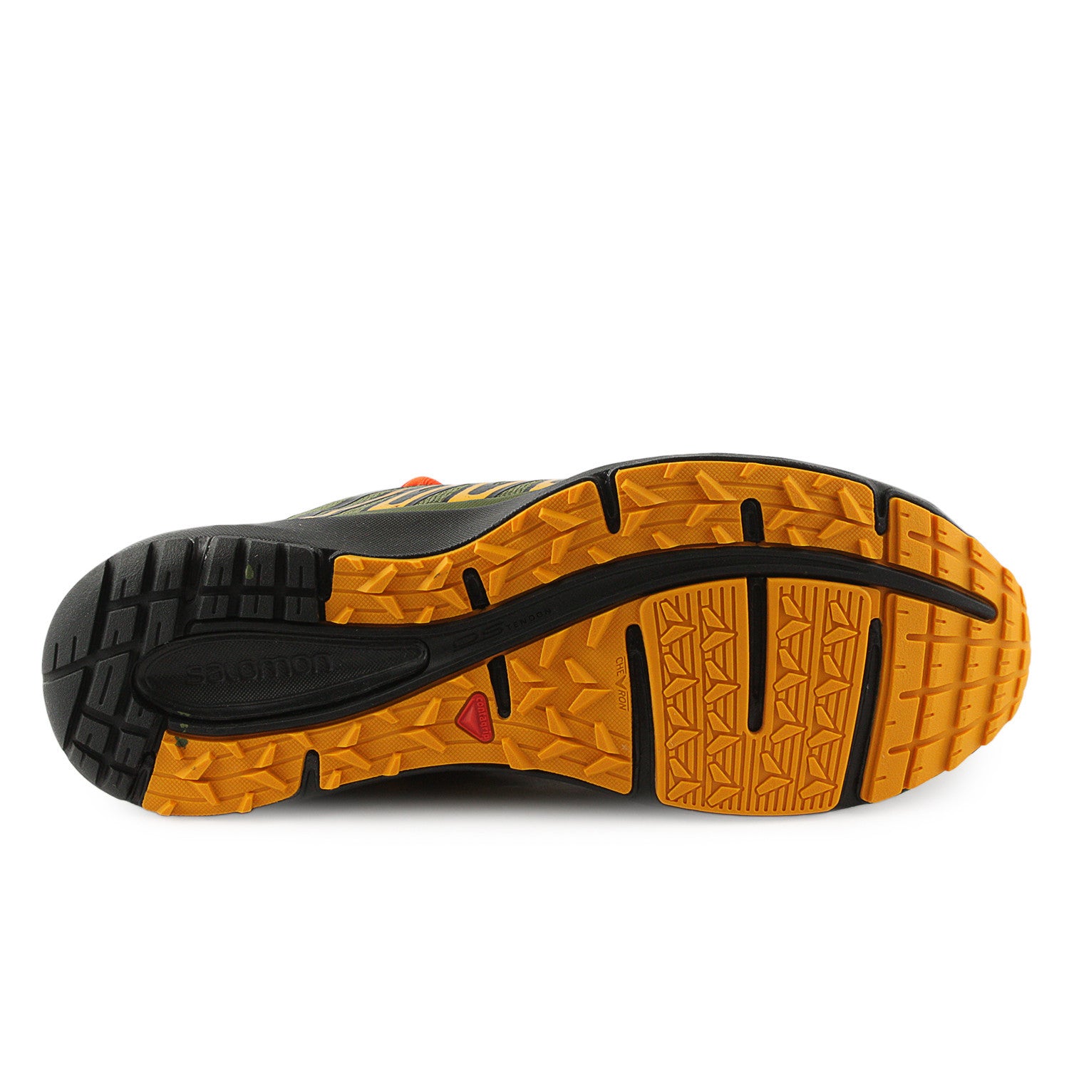 Salomon Trail Running Shoe Green/Black/Yellow (Mens) - Shoplifestyle