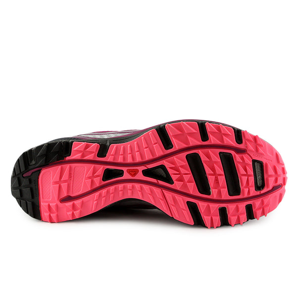 Salomon Sense PRO W Trail Running Shoe - Purple/Black/Pink (Womens)
