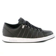 K-Swiss Lozan III 90's Court Style Tennis Sneaker Shoe - Black/White - Mens