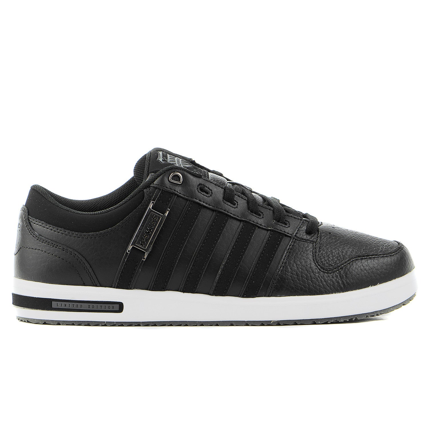 K Swiss Palisades II Fashion Sneaker Shoe Black White Mens