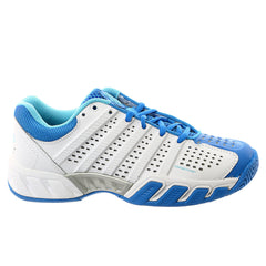 K-Swiss Bigshot Light 2.5 Lightweight Tennis Sneaker Shoe - White/Blue Aster/Bachelor Button - Womens