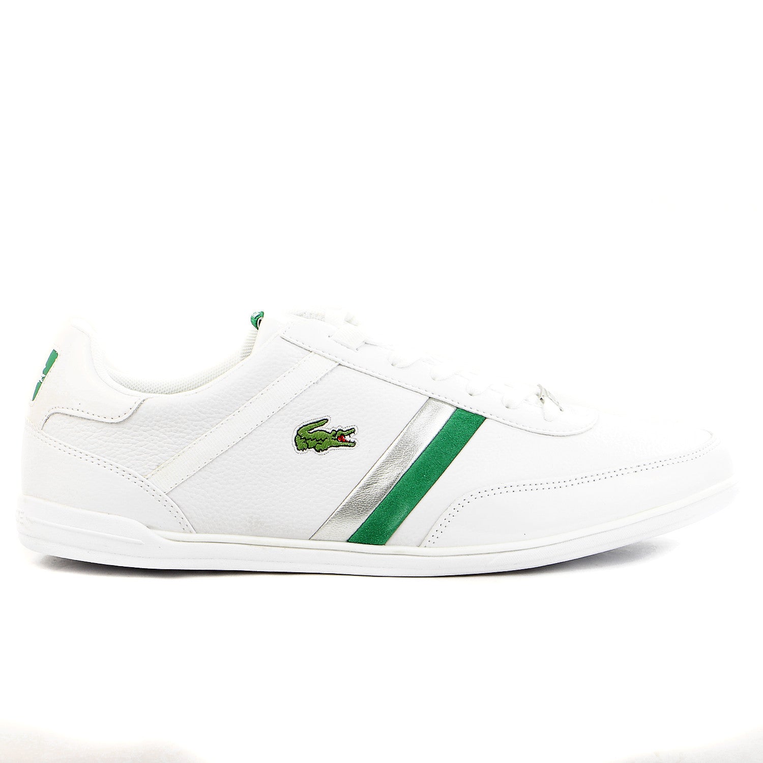 Lacoste mens giron trainers white deals