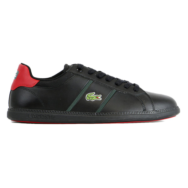 Lacoste mens graduate evo trainers dark brown/dark grey best sale
