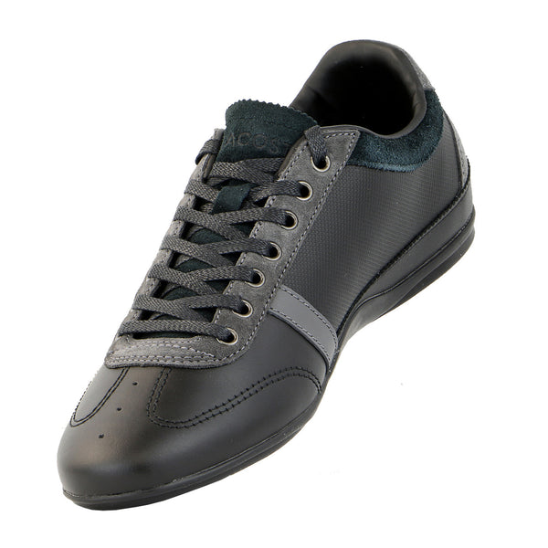 Lacoste Misano Fashion Sneaker Shoe  - Black/Dark Grey - Mens