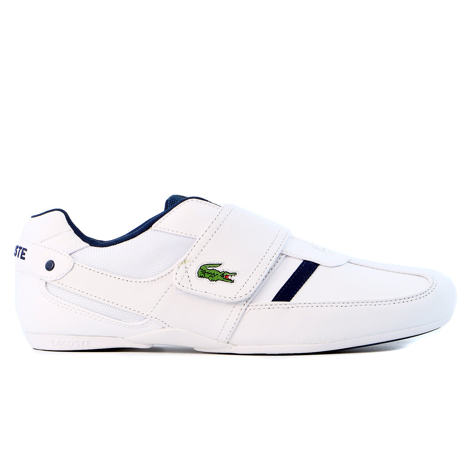 Lacoste Protected CR White Dark Blue Mens Shoplifestyle