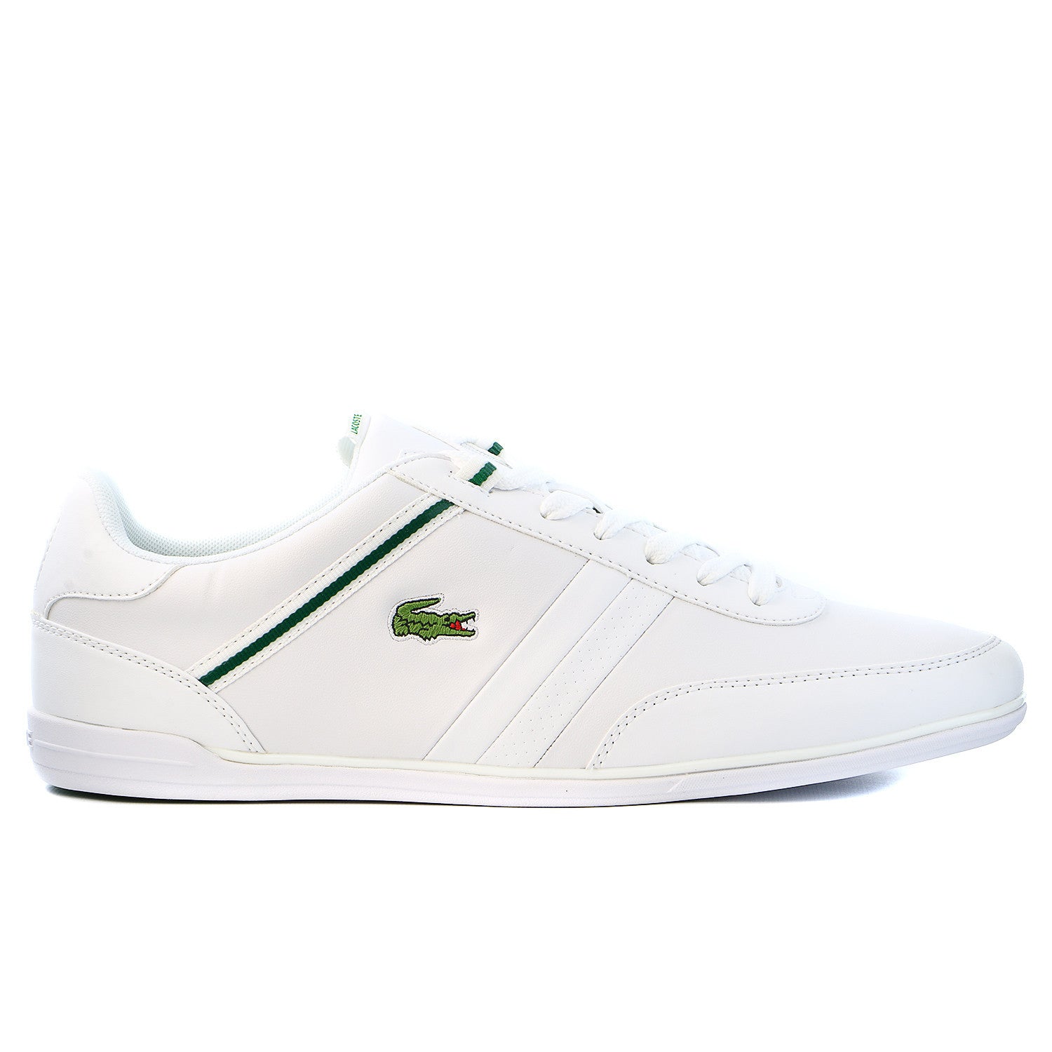 Lacoste Giron HTB SPM Leather Sneaker Shoe - White/Green - - Shoplifestyle