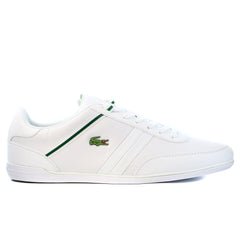 Lacoste Giron HTB SPM Leather Fashion Sneaker Shoe - White/Green - Mens