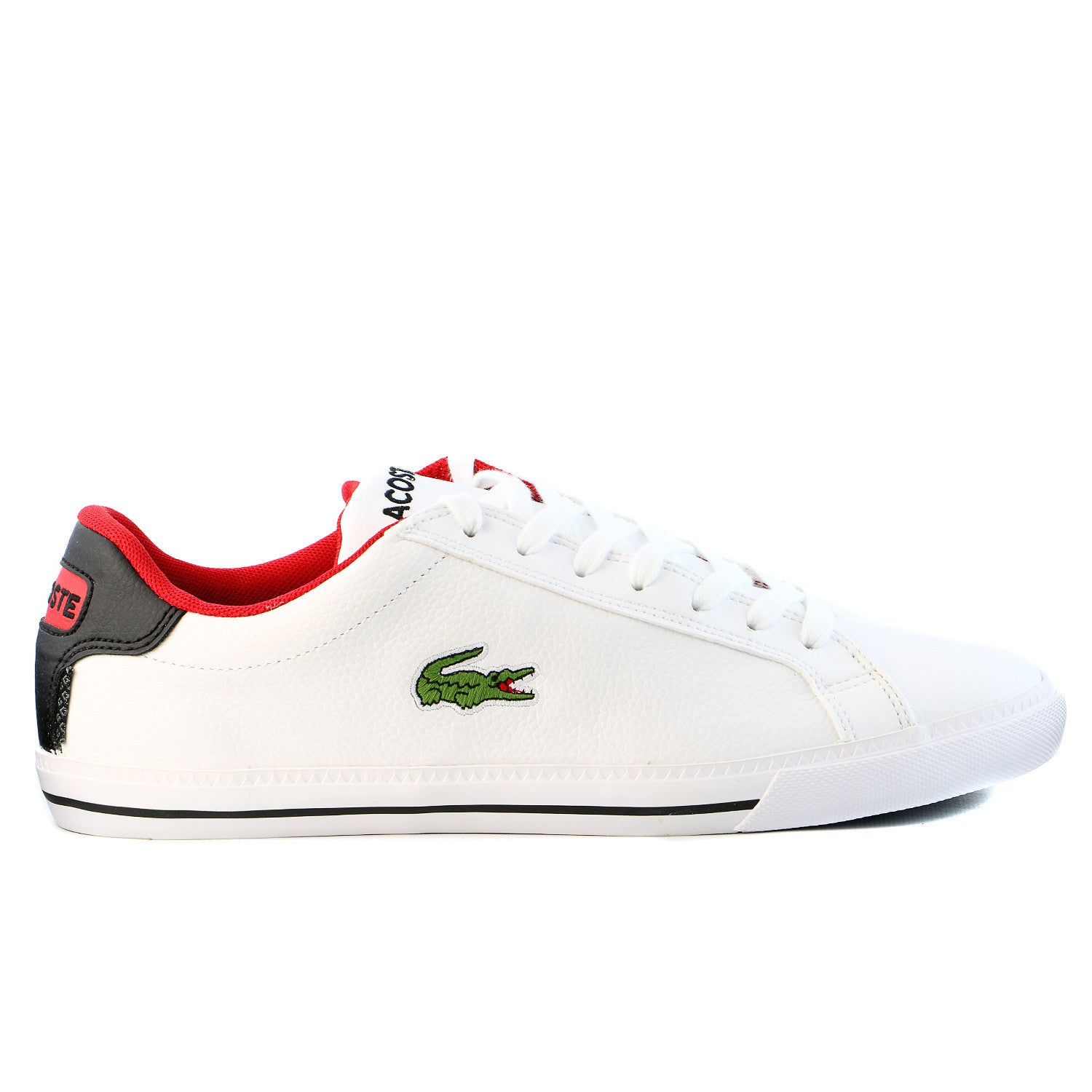 Lacoste Graduate Vulc TS US Fashion Sneaker Shoe Dark Blue Red