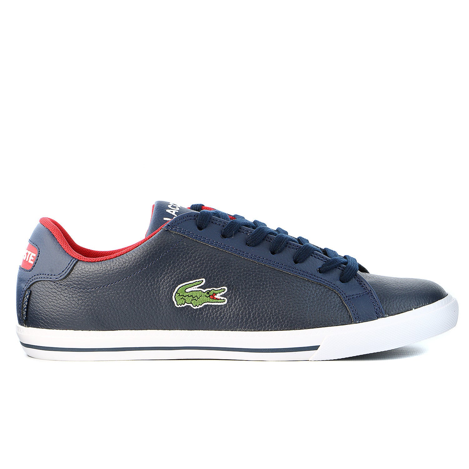 Wasserette prins Afvoer Lacoste Graduate Vulc TS US Fashion Sneaker Shoe - Dark Blue/Red - Men -  Shoplifestyle