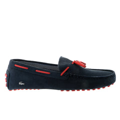 Lacoste Concours Tassle 7 Moccasin Driver Loafer Shoe - Navy - Mens