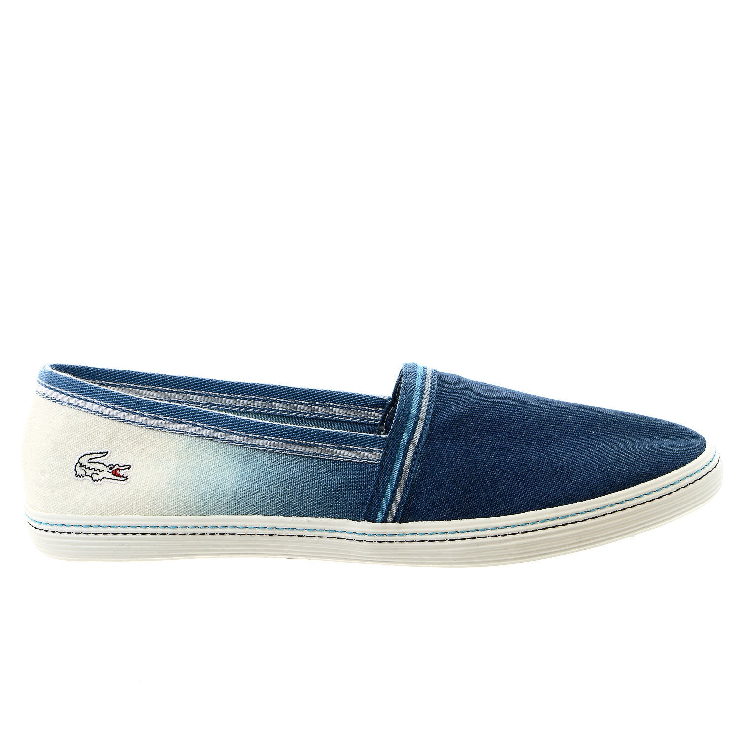 Lacoste Aimard 7 Fashion Sneaker Slip On Shoe Brown Red Mens