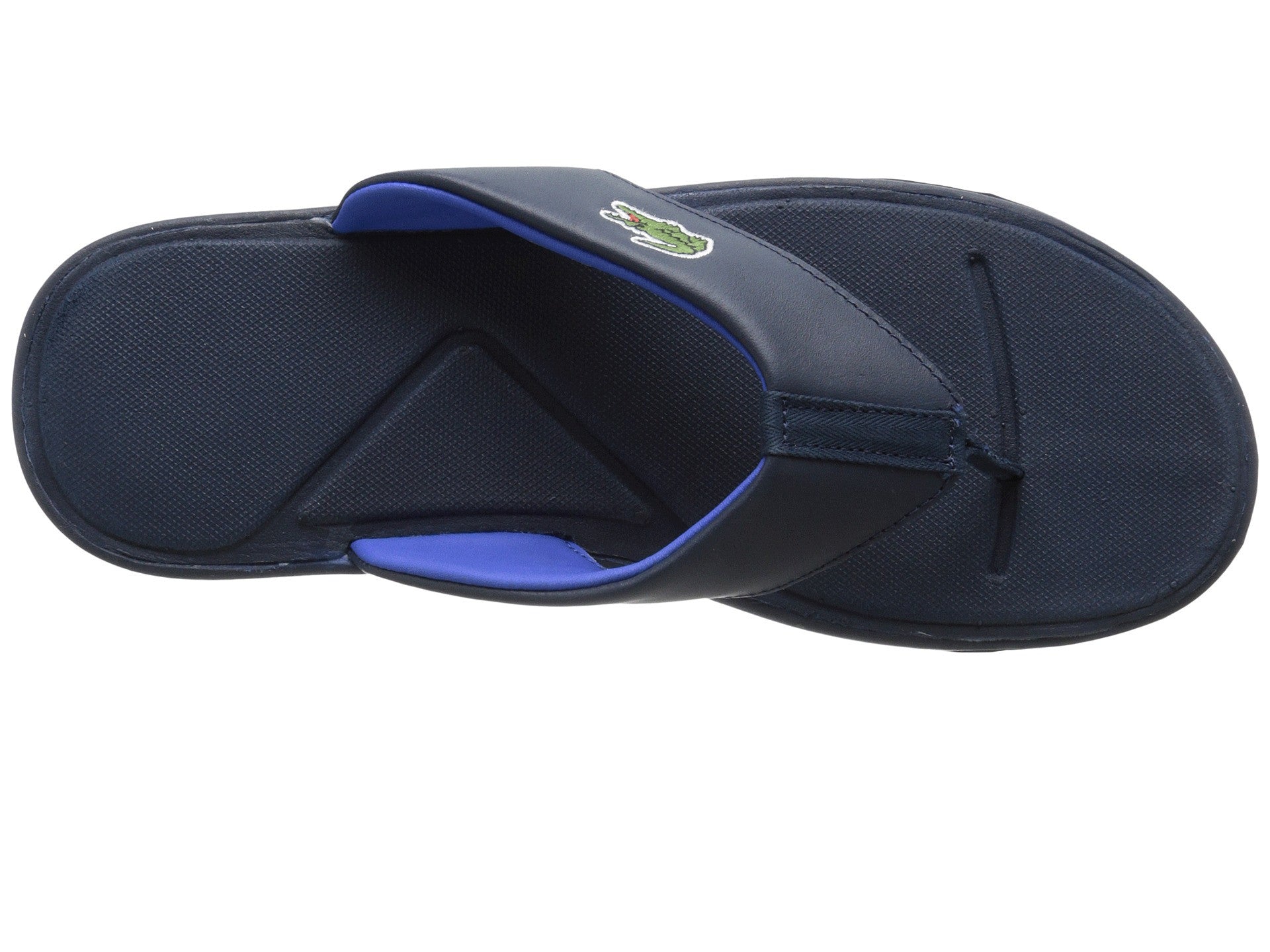 Mens lacoste leather flip flops Clearance