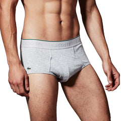 Lacoste 4 PK Brief Underwear - Grey - Mens