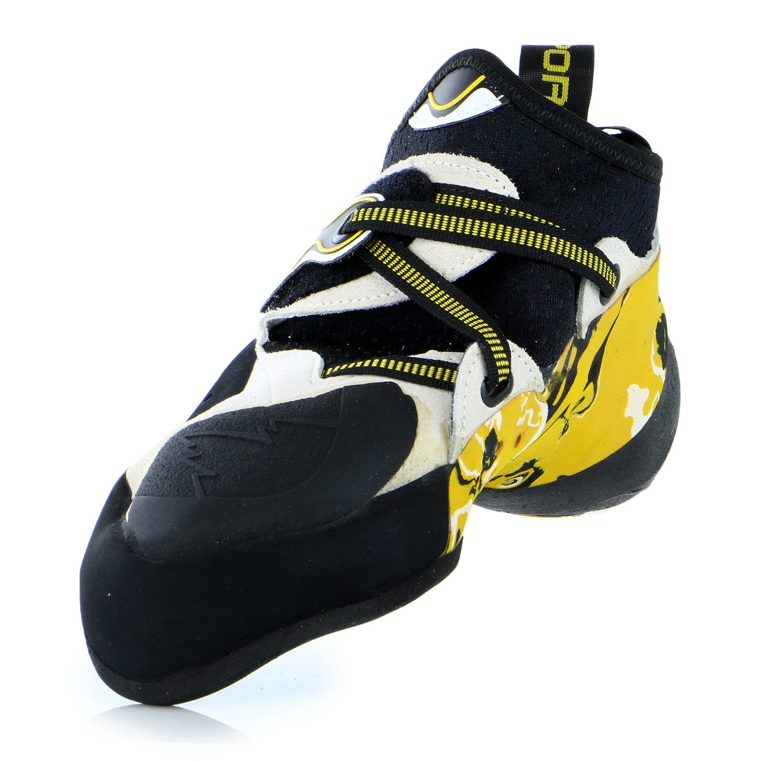  La Sportiva Solution Climbing Shoe - Men's, White/Yellow, 34