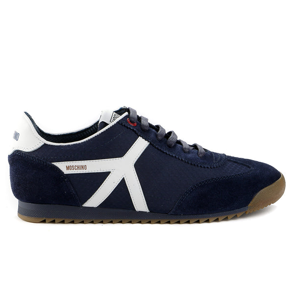 odio margen conjunto Moschino Honeycomb Fashion Sneaker Shoe - Blue Bianco - Mens - Shoplifestyle
