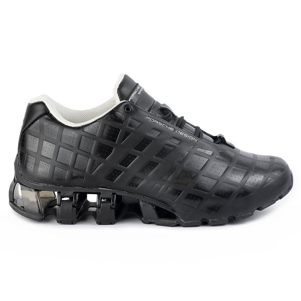 Adidas Porsche Design Bounce:S3 Leather Running Shoe - Black - Mens